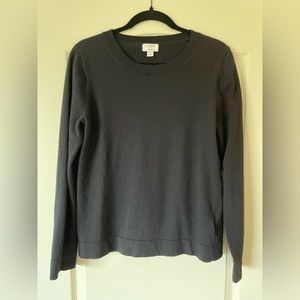 J Crew - black teddie sweater